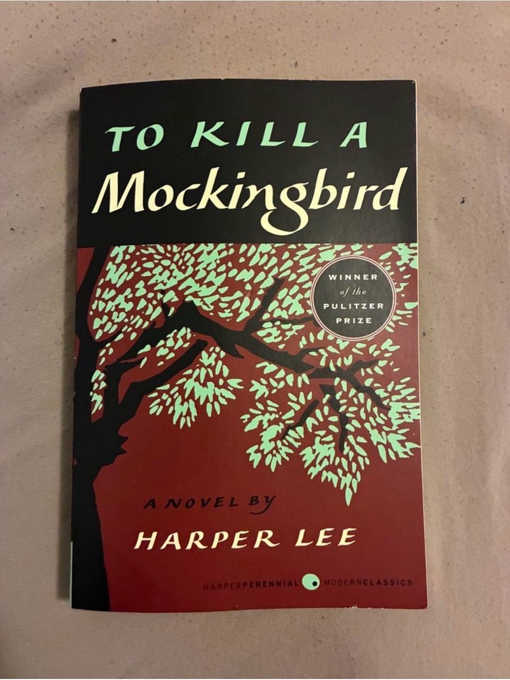Harper To Kill a Mockingbird - Red & Black Cover